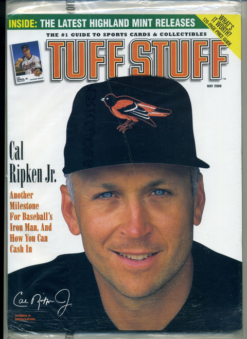 Tuff Stuff May 2000 Magazine Price Guide Cal Ripken Jr Cover NEW NIP Sealed