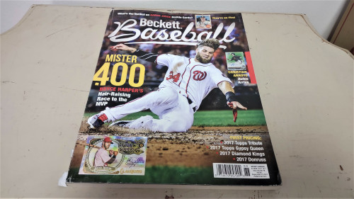 Beckett Baseball Card Magazine July 2017 #136 Bryce Harper Cover
