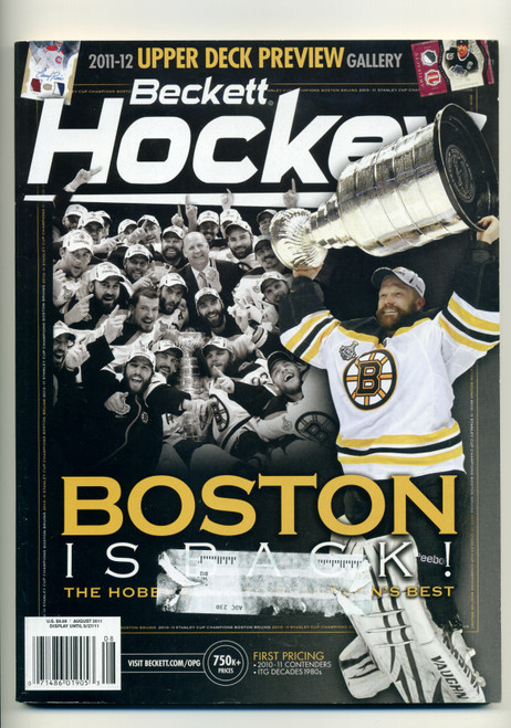 Beckett Hockey Magazine #228 August 2011 Boston Stanley Cup Win
