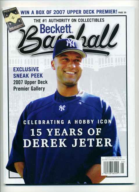 Beckett Baseball Magazine #266 May 2007 Derek Jeter 15 Years Cover