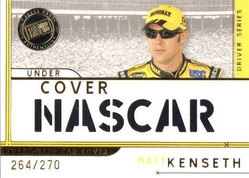 MATT KENSETH 2007 Press Pass Eclipse Under Cover Car Card 264/270 DeWalt Roush