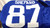 STERLING SHEPARD #87 New York Giants Autographed Custom Jersey Beckett COA