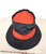 Vintage BALTIMORE ORIOLES Floppy Bucket Hat Dark Gray & Orange Size M
