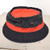 Vintage BALTIMORE ORIOLES Floppy Bucket Hat Dark Gray & Orange Size M