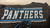 NFL Team Apparel Carolina Panthers Heather Black T-Shirt Glitter Logo Women Sz L