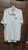 Reebok NEW YORK JETS White Activewear 1/4 Zip Polo Men's Size L Large