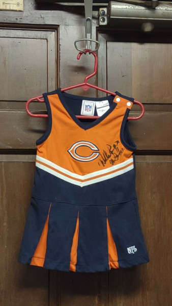 Chicago Bears Cheerleader Dress Infant 18 Months WILLIAM PERRY THE FRIDGE AUTO