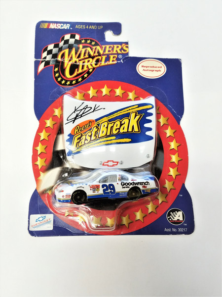 2002 Winner's Circle Autographed Hood 1:64 #29 Kevin Harvick/Reese's Fast Break