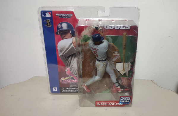 2002 McFarlane Sportspicks Series 1 ALBERT PUJOLS Rookie Action Figure f15