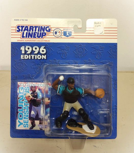 1996 Edition Starting Lineup CHARLES JOHNSON Rookie Figure NOS NIP f18