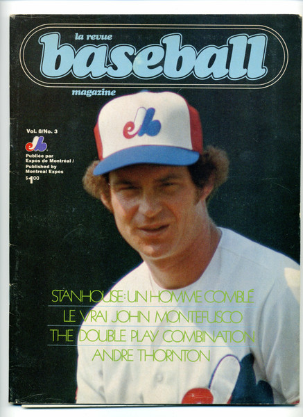 1976 La Revue Baseball Magazine Vol 8 #3 & 2 Scorecards Expos vs Cubs