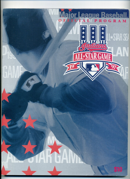 1997 ALL-STAR GAME Official Program Baseball July 8 Jacobs Field Cleveland