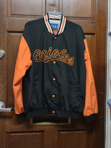 FansGear Baltimore Orioles Button Front Jacket Men's Size L Large