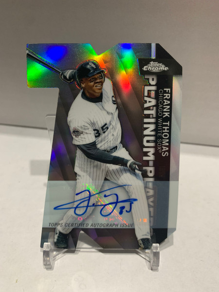 Frank Thomas 2021 Topps Chrome Update Platinum Players Auto #'d /5 #CPDC-10