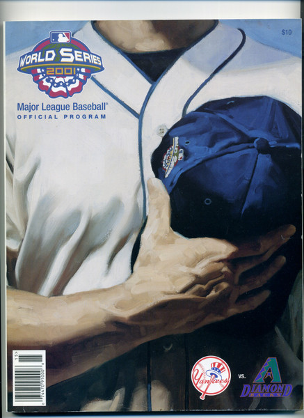2001 World Series Program New York Yankees vs Arizona Diamondbacks Unscored