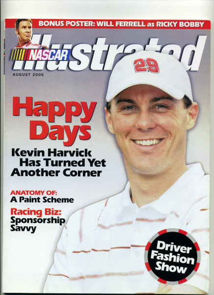 NASCAR Illustrated Magazine August 2006 Kevin Harvick Will Ferrell/Ricky Bobby