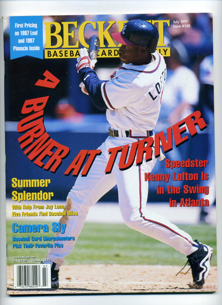 Beckett Baseball Magazine #148 July 1997 Kenny Lofton Larry Walker Covers M475