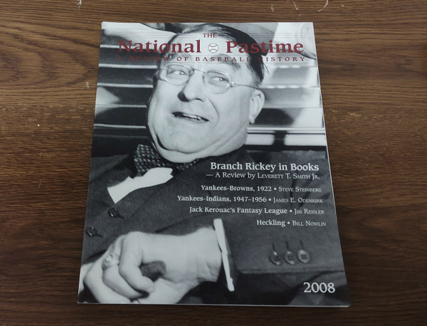 2008 SABR National Pastime Volume 28 A Review Of Baseball History   M489