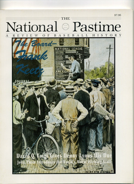 1993 SABR The National Pastime Number 13 The Board by Frank Keetz   M505