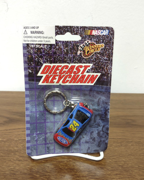 Winner's Circle Jeff Gordon #24 DuPont 1:87 Diecast Stock Car Keychain