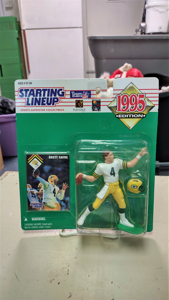 1995 Edition Starting Lineup BRETT FAVRE Green Bay Packers Action Figure f4