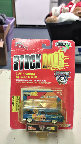 1998 Racing Champions Stock Rods 1:64 #42 Joe Nemechek '56 Chevy Nomad Diecast