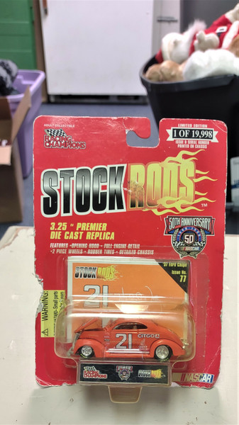1998 Racing Champions Stock Rods 1:64 #21 Michael Waltrip Citgo '37 Ford Coupe
