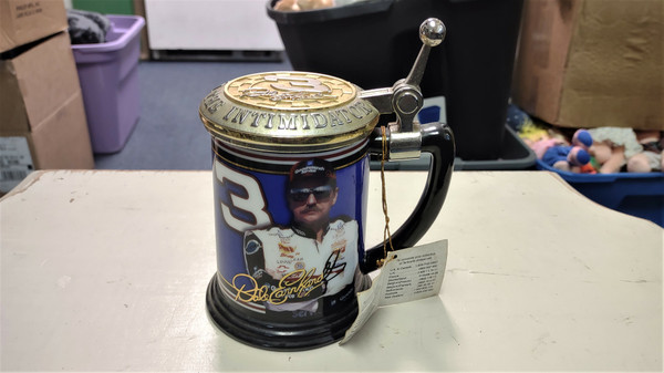 Franklin Mint Dale Earnhardt Sr The Intimidator #3 Collector Tankard Mug Stein