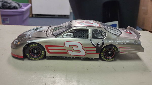 Brookfield Collectors Guild 1:24 2003 Dale Earnhardt Foundation #3 Brushed Metal