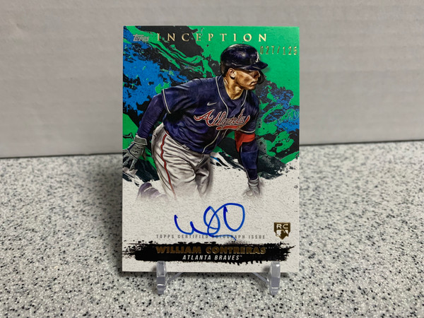 William Contreras 2021 Topps Inception Autographed #'d /125 Green #RESA-WC