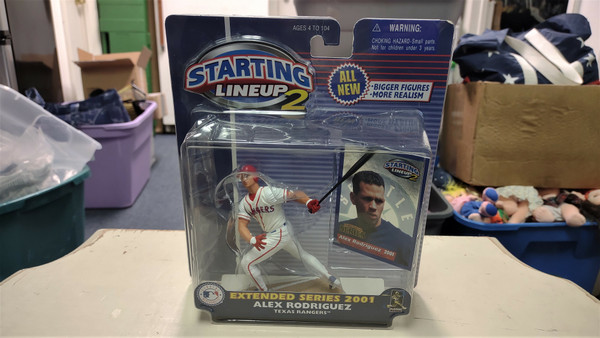 Starting Lineup 2 Extended Series 2001 ALEX RODRIGUEZ Texas Rangers Figure NOS f7