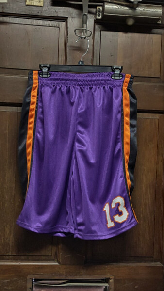 Just Play Pheonix Suns #13 Steve Nash Jersey Shorts Men's Size L Basketball