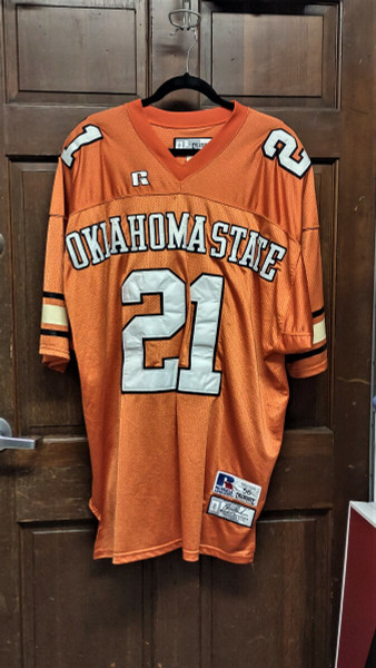 Russell Collegiate Legends Barry Sanders #21 Oklahoma State Jersey Size 56