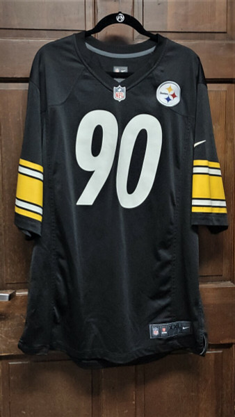 Nike On Field TJ Watt #90 Pittsburgh Steelers Football Jersey Men's Sz XXL 2XL