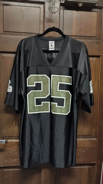 NFL Players New Orleans Saints #25 Reggie Bush Jersey Shirt Men's Size XXL 2XL