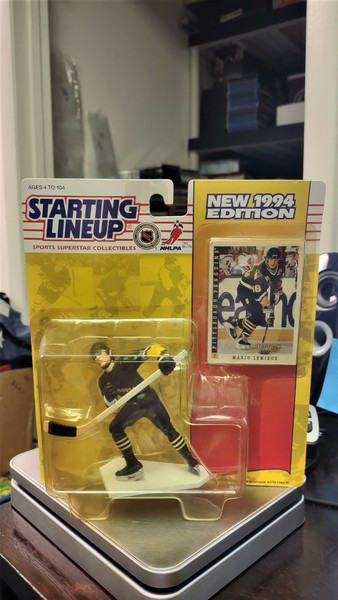 1994 Starting Lineup Mario Lemieux Hockey Figure Pittsburgh Penguins NIP f9