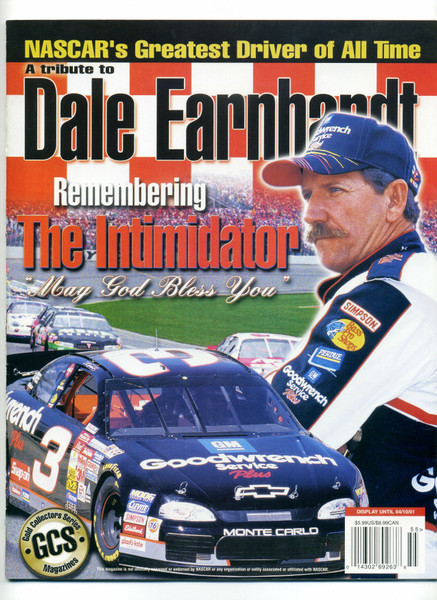 2001 GCS Gold Collectors Series Magazine Dale Earnhardt Tribute