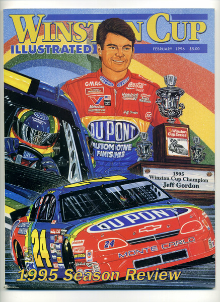 Winston Cup Illustrated Magazine February 1996 Jeff Gordon, 1995 Season Review