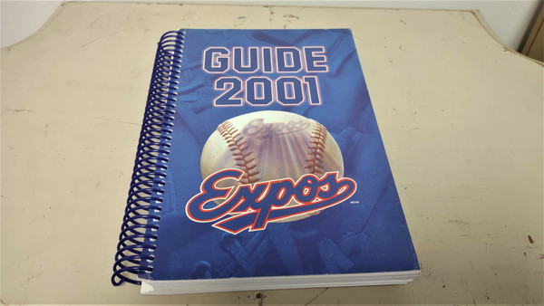 2001 Montreal Expos Media Guide - Major League Baseball - English/French