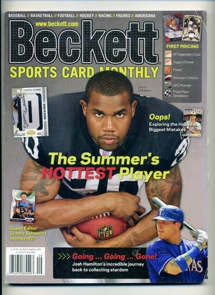 Beckett Sports Card Monthly Magazine September 2008 Darren McFadden Cover
