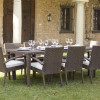 Soho Outdoor 9 piece Dining Set with armchairs