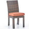 Saint Tropez Outdoor Dining Side Chair in Tobacco finish