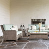 Saint Tropez Outdoor Seating Collection in Stone finish