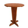 Serengeti Pub Table with Teak Top in Sienna finish