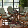 Walnut Grove 5 piece Dining Set with Caster Dining Chairs