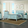 Monaco Bedroom Collection in distressed Bleu finish