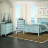 Monaco Bedroom Collection in a bleu finish