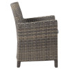 Mambo Outdoor Arm Chair - Adena Azure Fabric - side