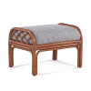 Edgewater Ottoman in fabric '0134-64 E' and Havana Finish