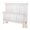 Monaco Headboard and Footboard in a distressed blanc finish